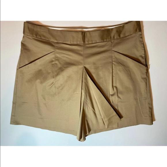 NWT J.CREW Women's Skort / Short Sz 8 Camel Cotton With Slight Stretch L1413 - Picture 6 of 10